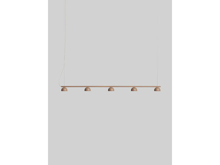 northern Blush rail 5 pendant lamp northern Blush rail 5 pendant lamp