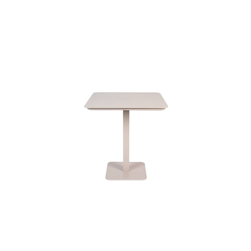 VidaXL Vouw Bistro Tafel Wit 50x71 Cm - Poedergecoat Staal, Inklapbaar