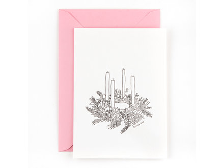 Studio Flash Wenskaart 'advent' Studio Flash Wenskaart 'advent'