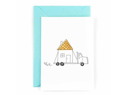 Studio Flash Wenskaart 'buying a house' Studio Flash Wenskaart 'buying a house'