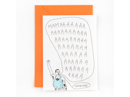 Studio Flash Wenskaart 'Mamaaaaa' Studio Flash Wenskaart 'Mamaaaaa'
