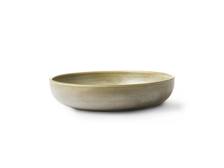HK living Chef ceramics deep plate rustic green-grey HK living Chef ceramics deep plate rustic green-grey