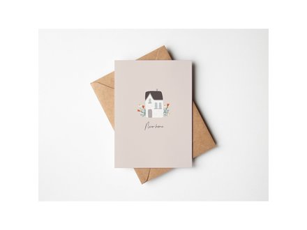 Buro allure Wenskaart new home