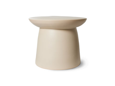 HK living Earthenware side table L cream HK living Earthenware side table L cream