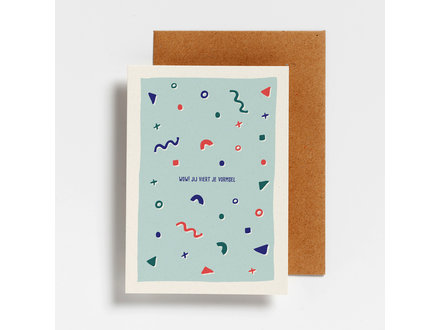 Hello August Wenskaart wow! jij viert je vormsel