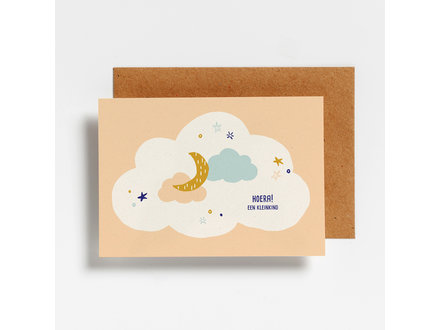 Hello August Wenskaart hoera! een kleinkind