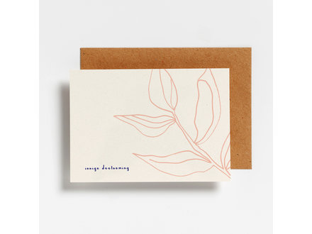 Hello August Wenskaart innige deelneming