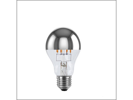 Segula Bulb A67 mirror head silver E27 - 2700K - 550lm Segula Bulb A67 mirror head silver E27 - 2700K - 550lm