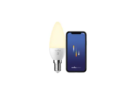 Nordlux Smart Smart E14 C35 2200-6500 Kelvin 450 Lumen Light Bulb White