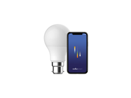 Nordlux Smart Smart B22 A60 Colour 2200-6500 Kelvin 806 Lumen Light Bulb White