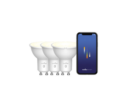 Nordlux Smart Smart GU10 3-pack A60 2200-6500 Kelvin 420 Lumen Light Bulb White