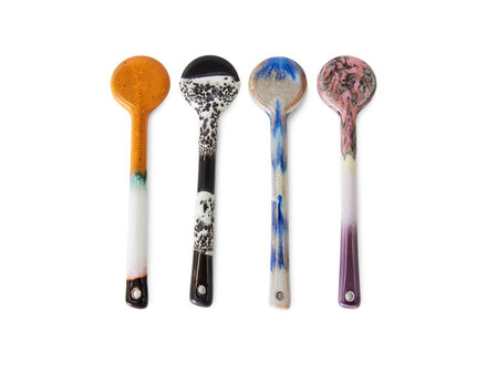 HK living 70s ceramics : spoons M, force ( set of 4 )