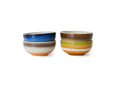 HK living 70s ceramics : XS bowls, sierra ( set of 4 )