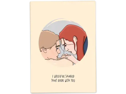 Kaart Blanche Wenskaart ' Titanic door '