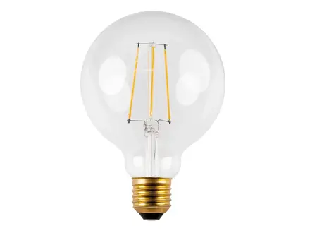 Fantasia E27 LED Globe G95 6W Helder 2500K Dimbaar