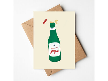 Buro allure Wenskaart vaderdag coolste papa Buro allure Wenskaart vaderdag coolste papa