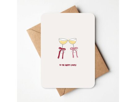 Buro allure Wenskaart  to the happy couple