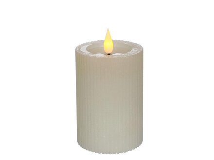 Jensliving LED - Pilaarkaars crème groot Jensliving LED - Pilaarkaars crème groot