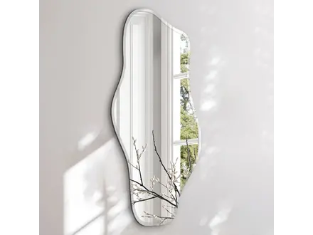 Incado Organische spiegel met afgeschuinde rand - Wave 40x80cm
