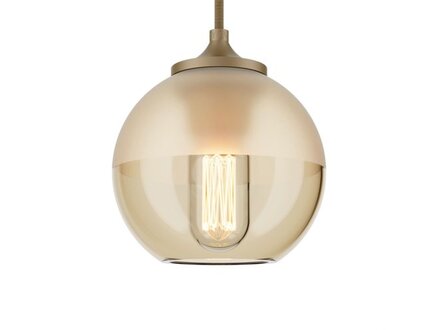 By Eve Mezzo frosted champagne hanglamp By Eve Mezzo frosted champagne hanglamp