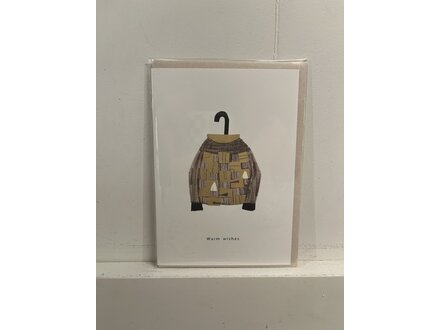 Ted & Tone Warm wishes wenskaart Ted & Tone Warm wishes wenskaart