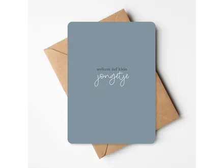 Buro allure Wenskaart lief klein jongetje