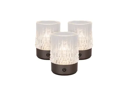 Lucide lily oplaadbare tafellamp set van 3 Lucide lily oplaadbare tafellamp set van 3