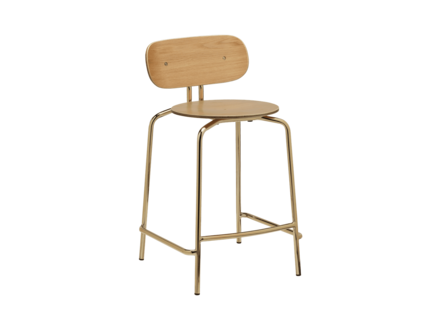 Umage Curious counter stool brass