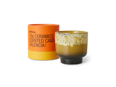HK living 70s ceramics: scented candle, Valencia HK living 70s ceramics: scented candle, Valencia
