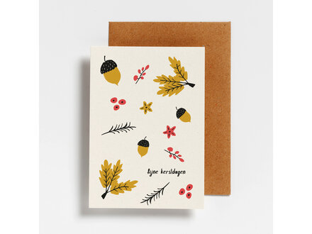 Hello August Kerstkaart - Fijne kerstdagen