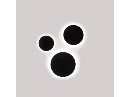 Exterus Wandlamp planet S black Ø160mm Exterus Wandlamp planet S black Ø160mm