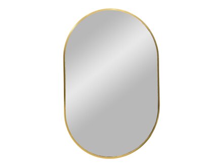 House nordic Madrid Mirror, aluminium, brass look 50x80 cm