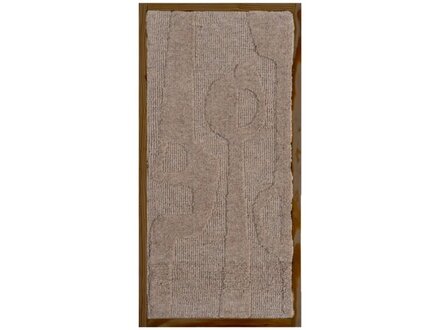 Home67 Wand decoratie Japandi grafische wol beige 40 x 80 cm Home67 Wand decoratie Japandi grafische wol beige 40 x 80 cm