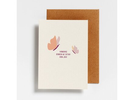 Hello August Wenskaart vandaag denken we extra aan jou