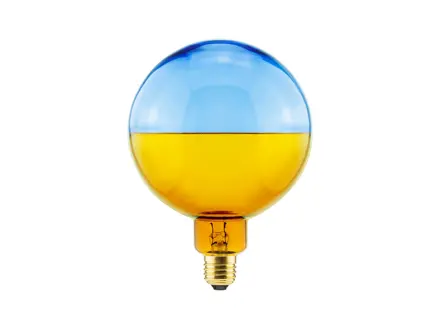 Segula Illusion globe amber/blue