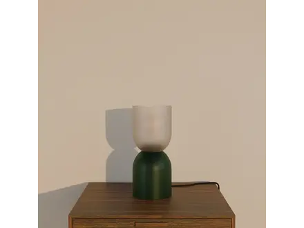 Q de bouteilles Tafellamp vin kleurloos/groen