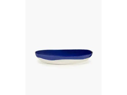 Serax Serveerschaal M donkerblauw - wit Feast van Ottolenghi