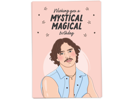 Kaart Blanche Wenskaart " Mystical Magical "
