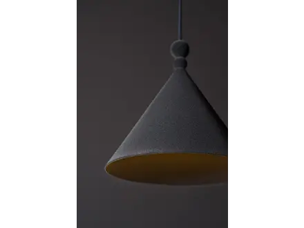 loftlight Toonzaalmodel Konko velvet  anthracite ø 23cm