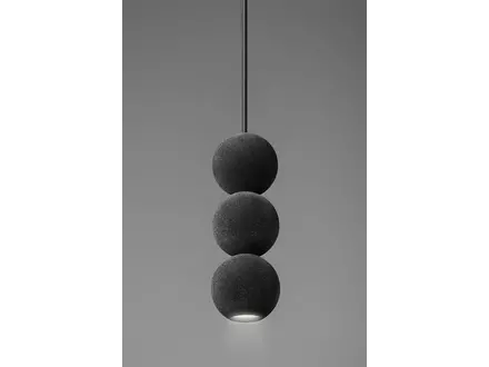 loftlight Toonzaalmodel Bola Bola velvet led 3 grey