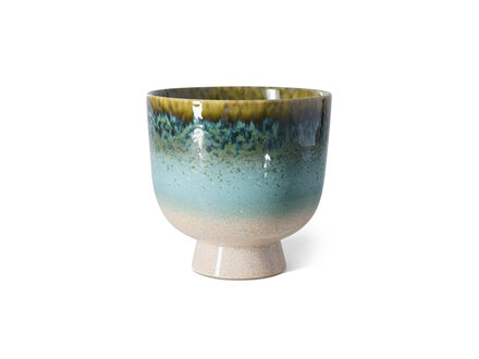 HK living Retro flower pot, Lagoon