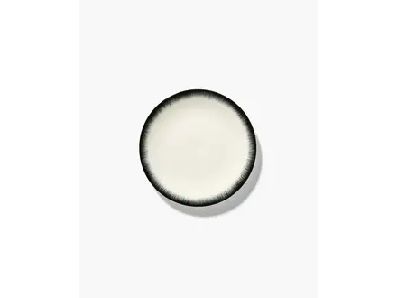 Serax Bord M wit/zwart, Var 3 Dé Serax Bord M wit/zwart, Var 3 Dé