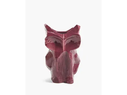 Serax Owl vase L Aubergine After Midnight