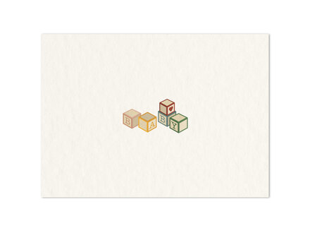 The Card Company Wenskaart " Speelblokken "