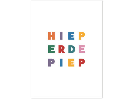 The Card Company Wenskaart " Hieperdepiep "