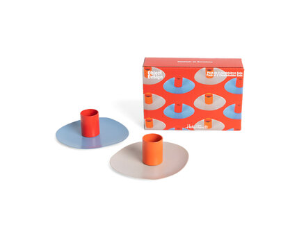 Helio Ferreti Metal candle holders ( set van 2 )