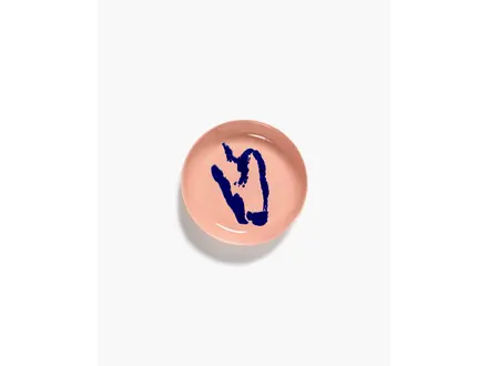 Serax Deep plate pink - blue pepper Feast Serax Deep plate pink - blue pepper Feast