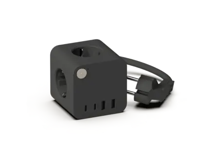 Kreafunk Ampie – Multi verlengkabel MET snoer