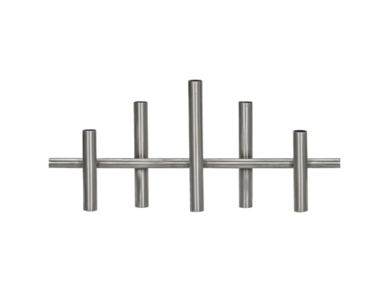 house doctor Candle holder silver