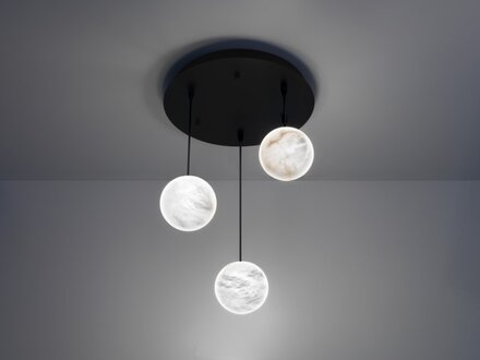 Exterus Tri-moon albast suspended